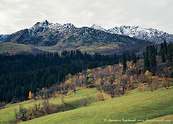Кавказски горы в Карачаево-Черкесии